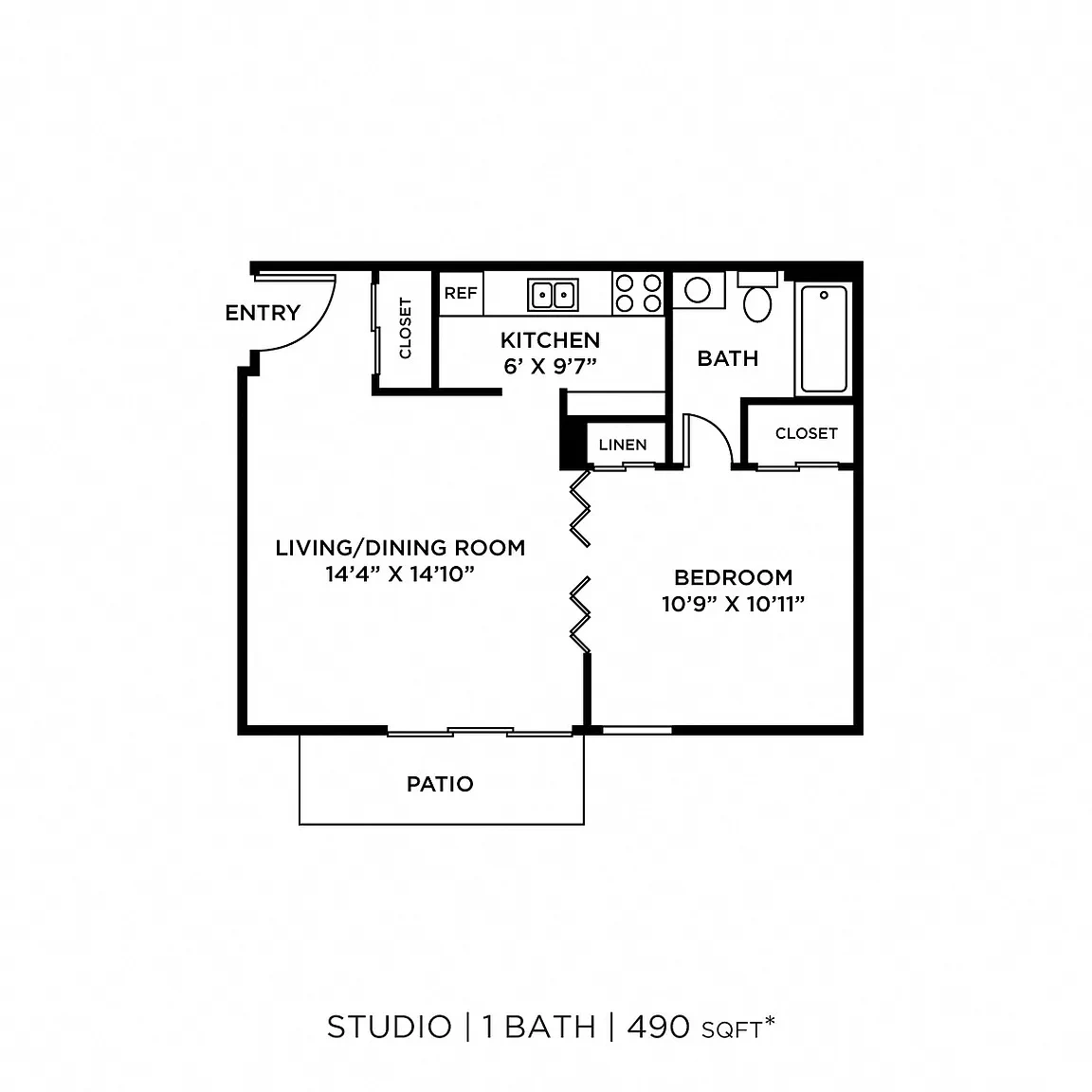 Morningside Apartments and Townhomes – Floor plan