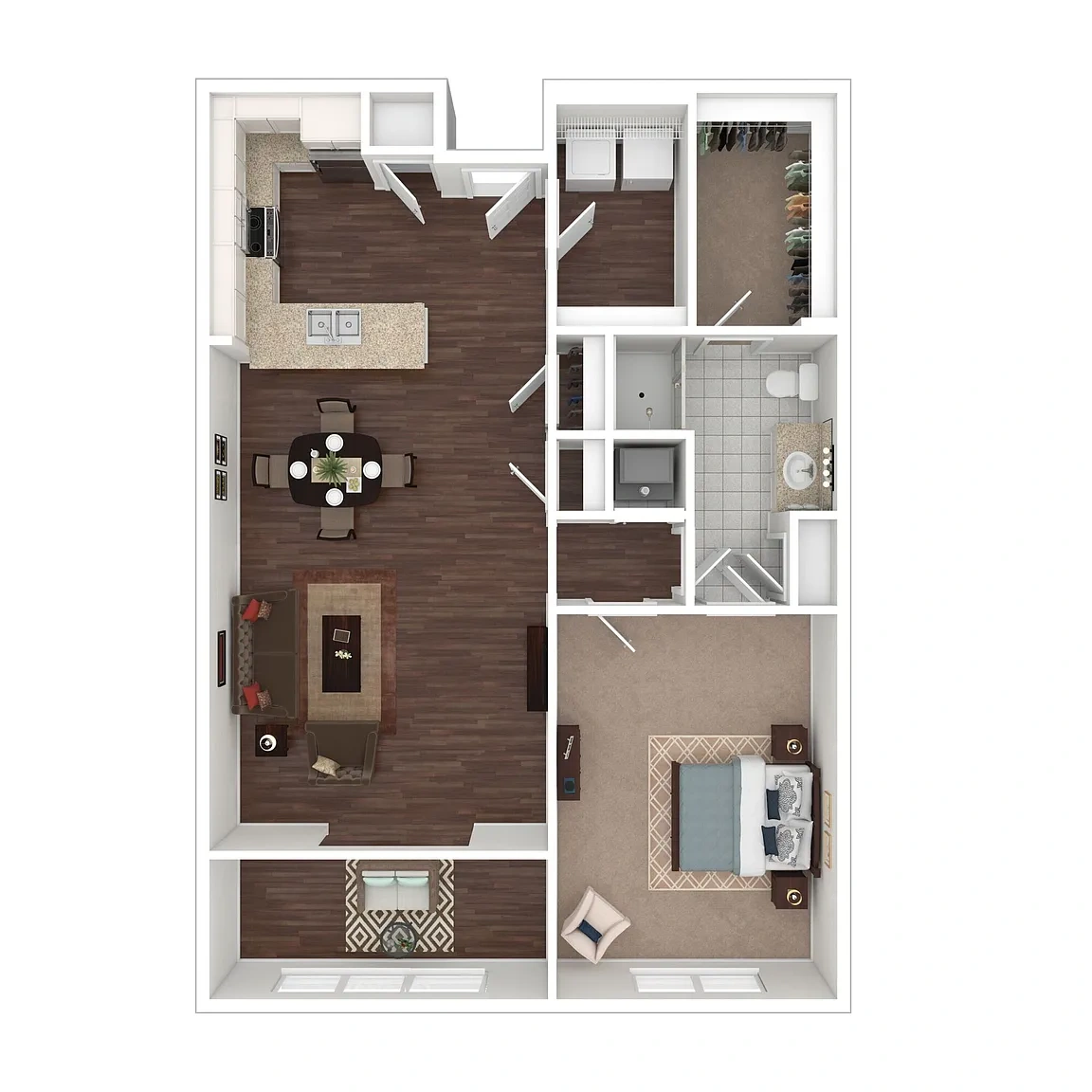 Carrington Court - Seniors 55+ – 1 Bedroom Traditions w/Sunroom