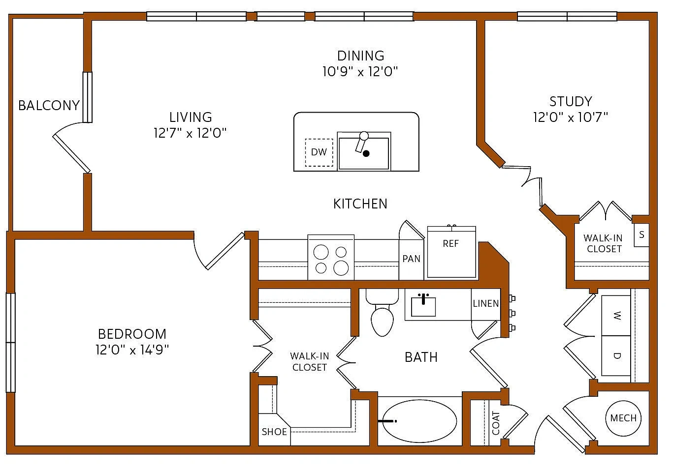 Rye Heights – Floor plan