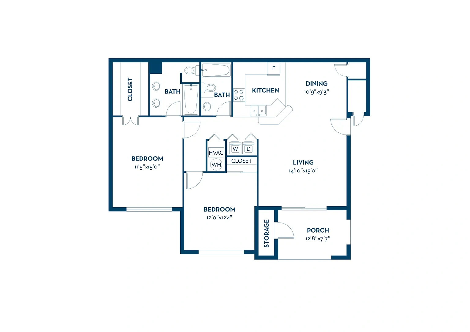 Bennington Pond Apartments – Floor plan