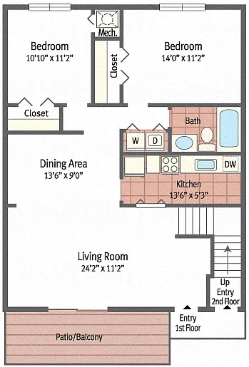 Allendale Apartments – Floor plan