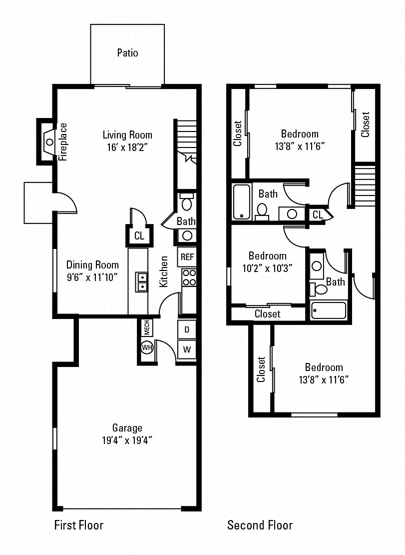 The Woods at Polaris Parkway Apartment Homes – Floor plan