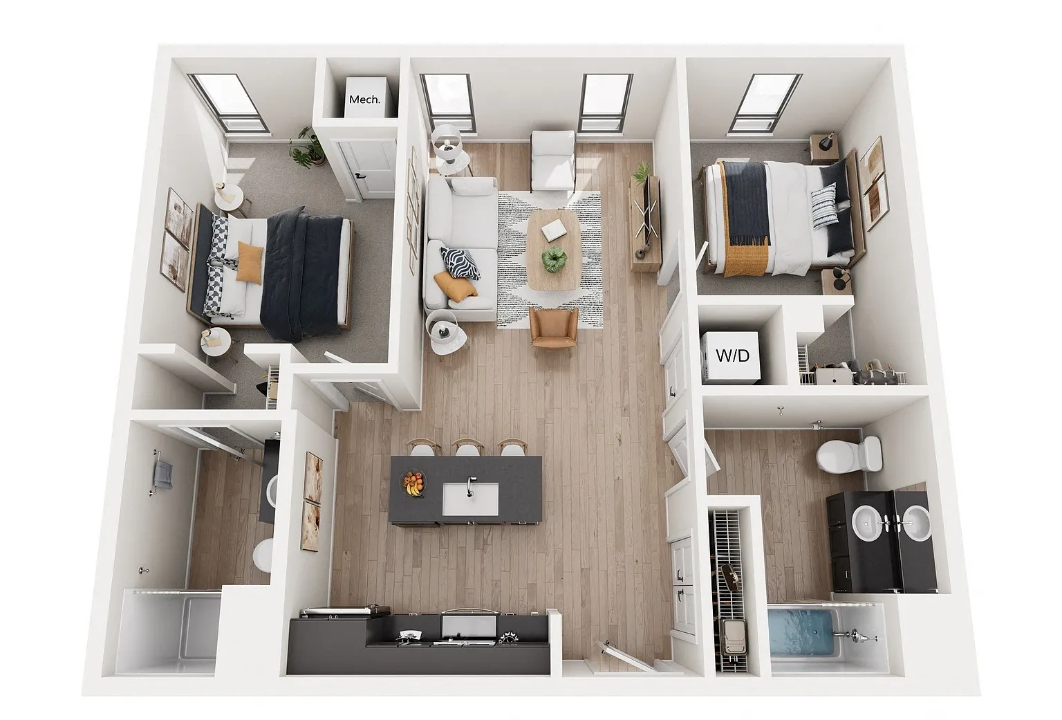 Riverhouse Apartments – Floor plan