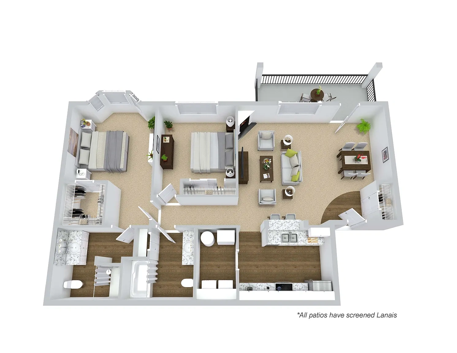 Heron Springs Apartments – Floor plan