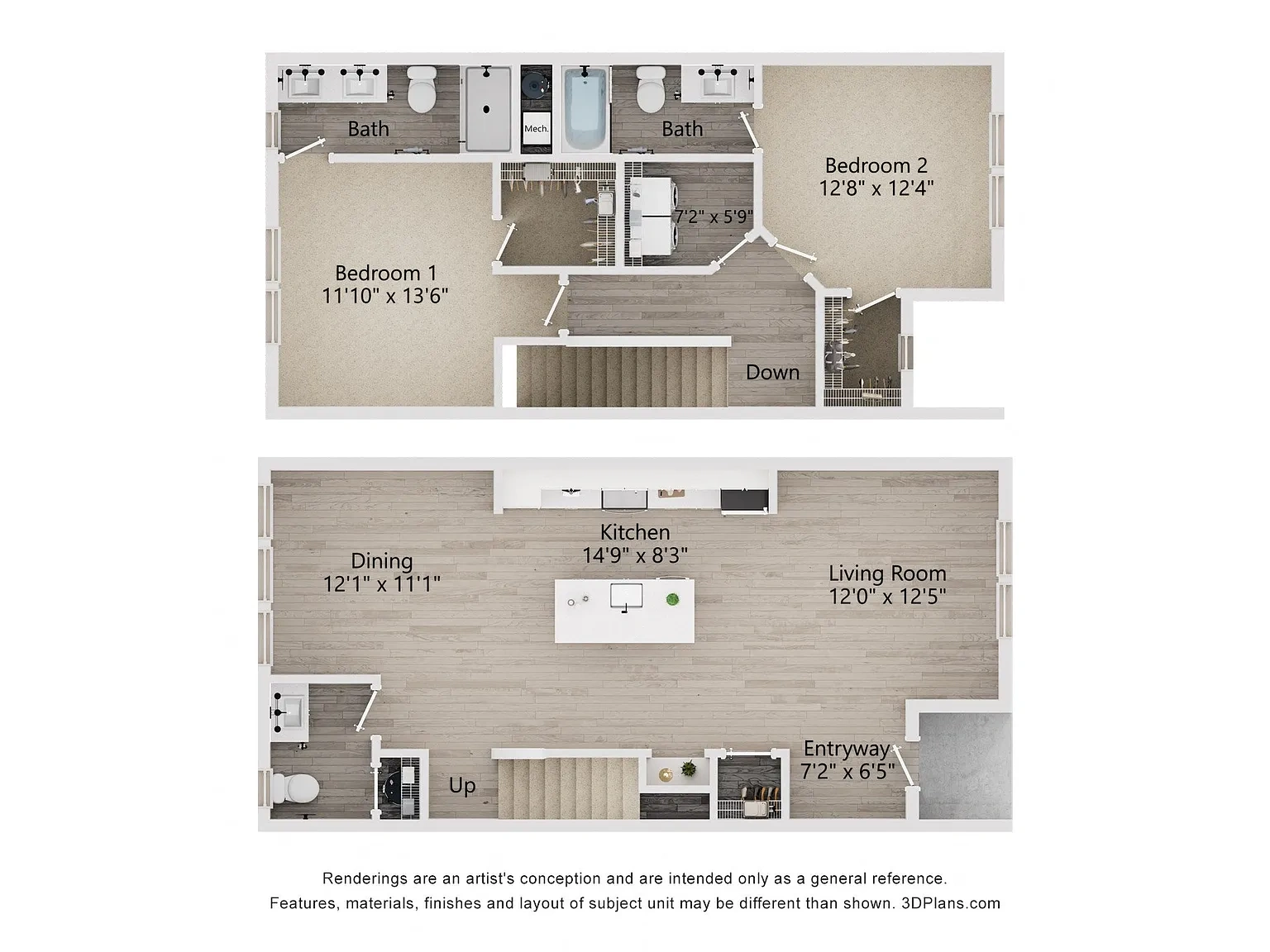 Townes at Blake Farm – Floor plan