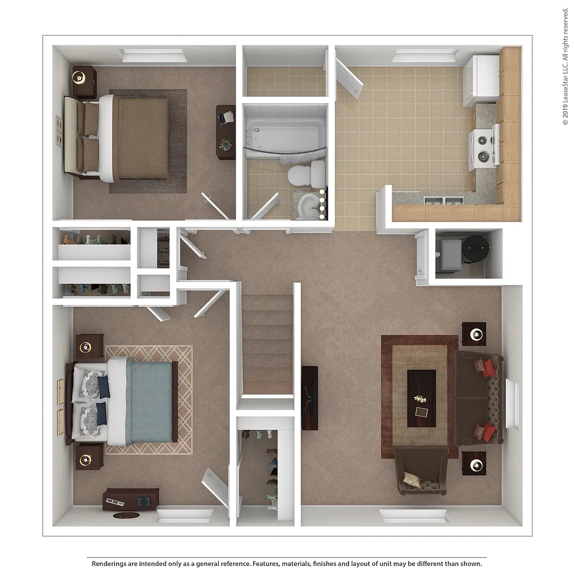 Wheeling Station Apartments – Floor plan