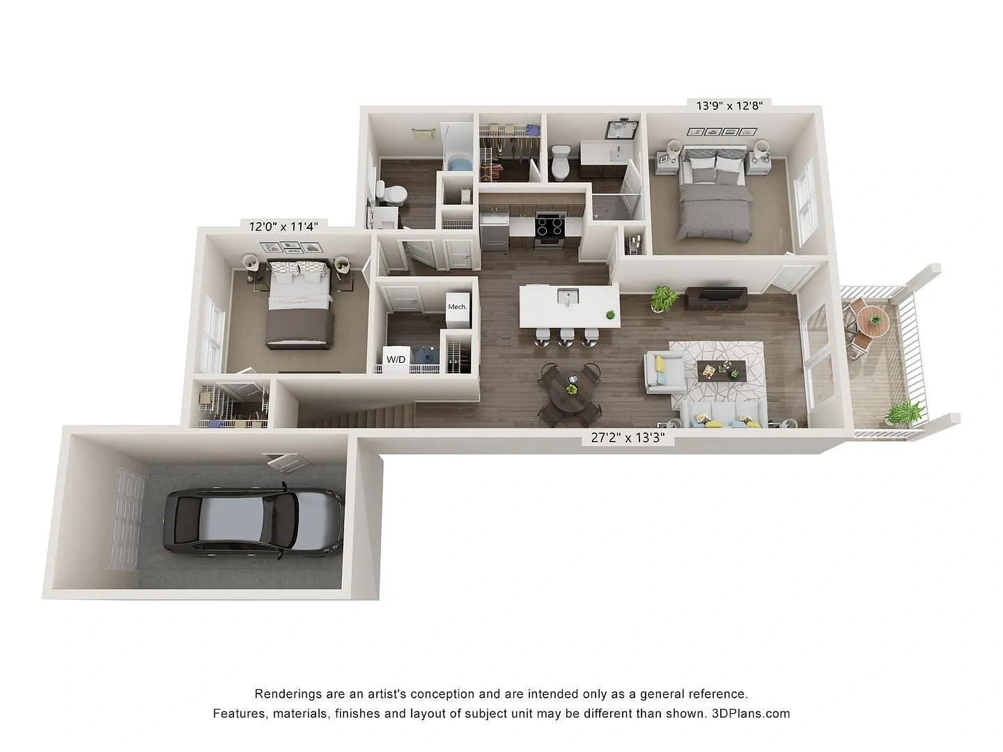 The Hammocks at Fairview – Floor plan