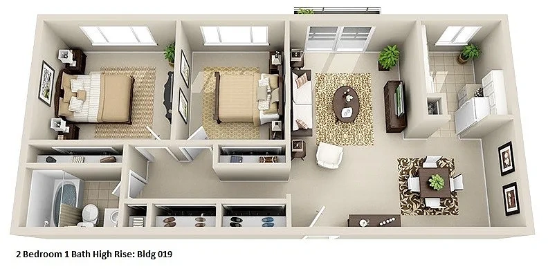 Huntington Green Apartments – Floor plan