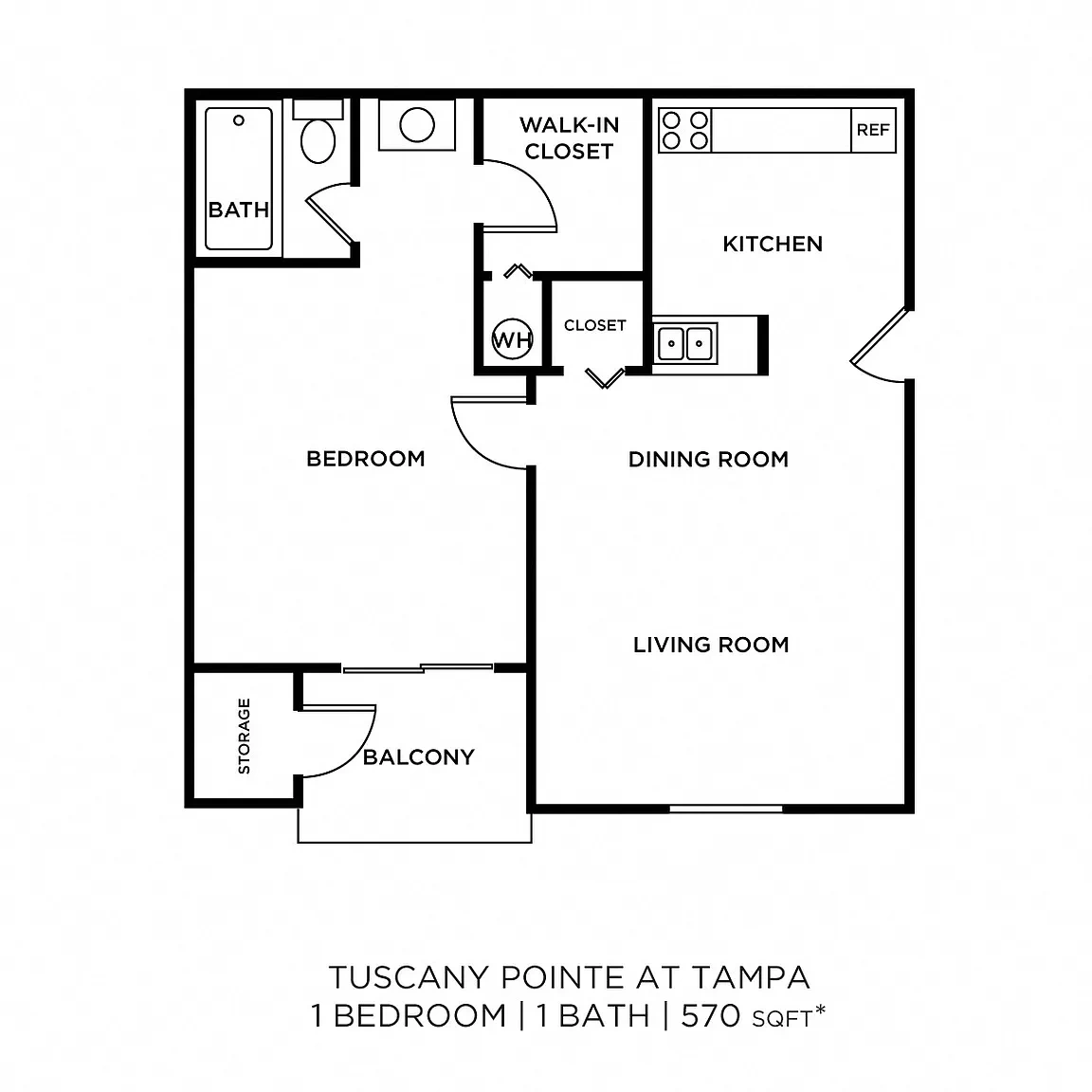 Tuscany Pointe at Tampa Apartment Homes – Floor plan