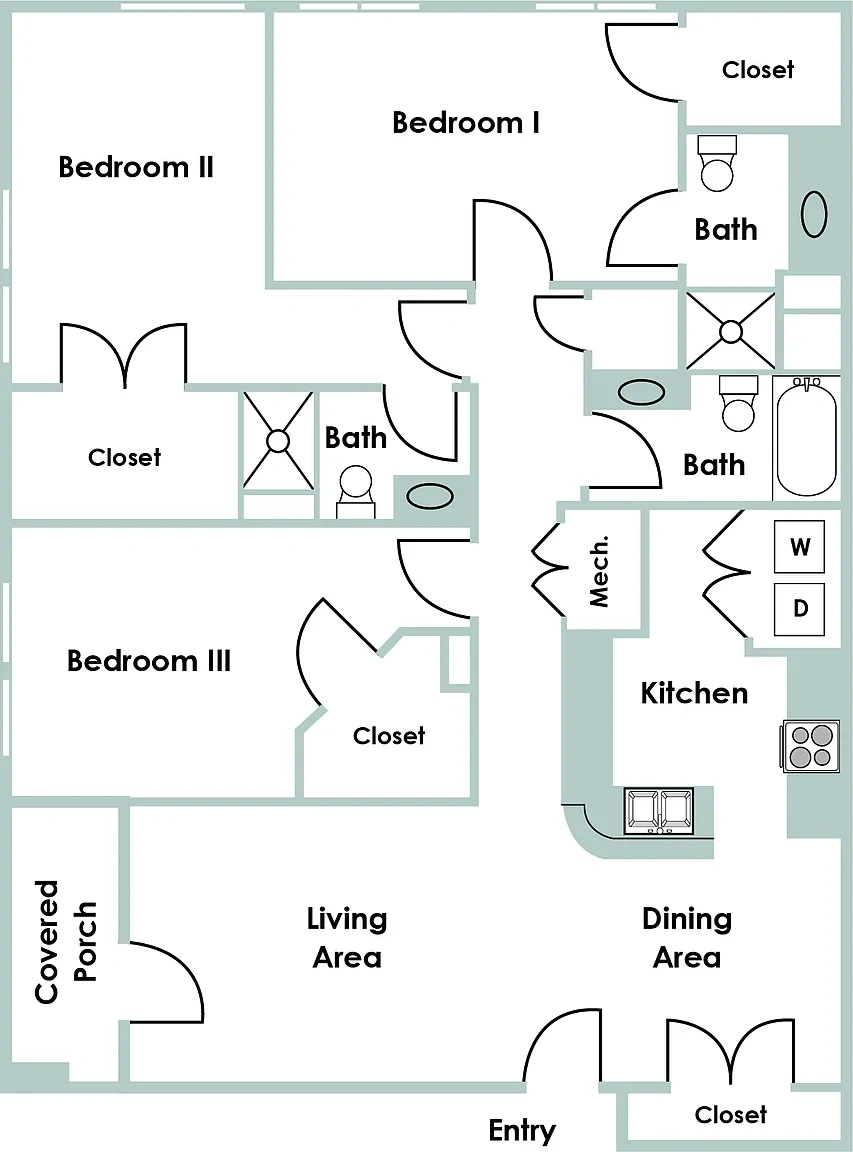 The Bluestone – Floor plan