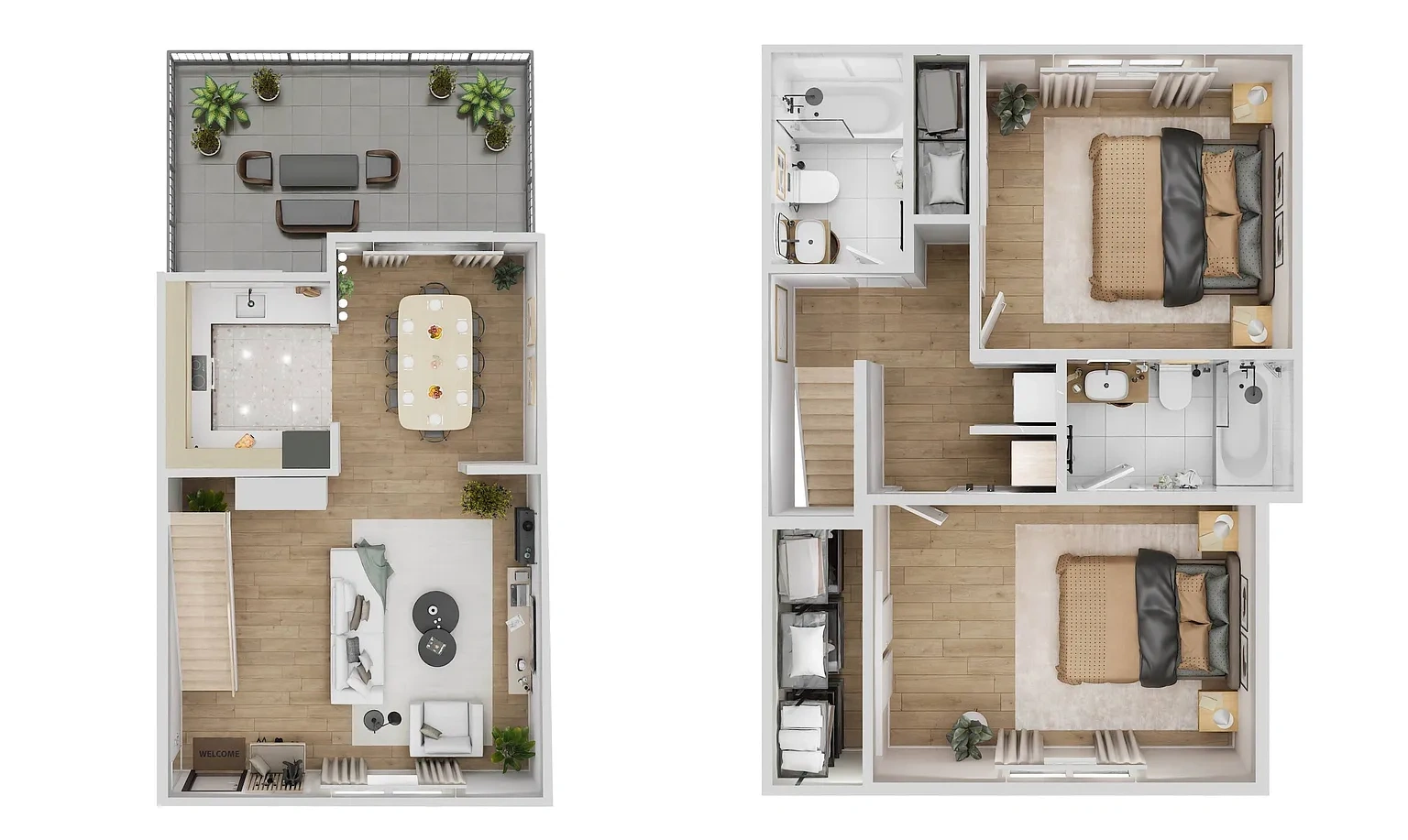Judson Terrace Townhomes – Floor plan
