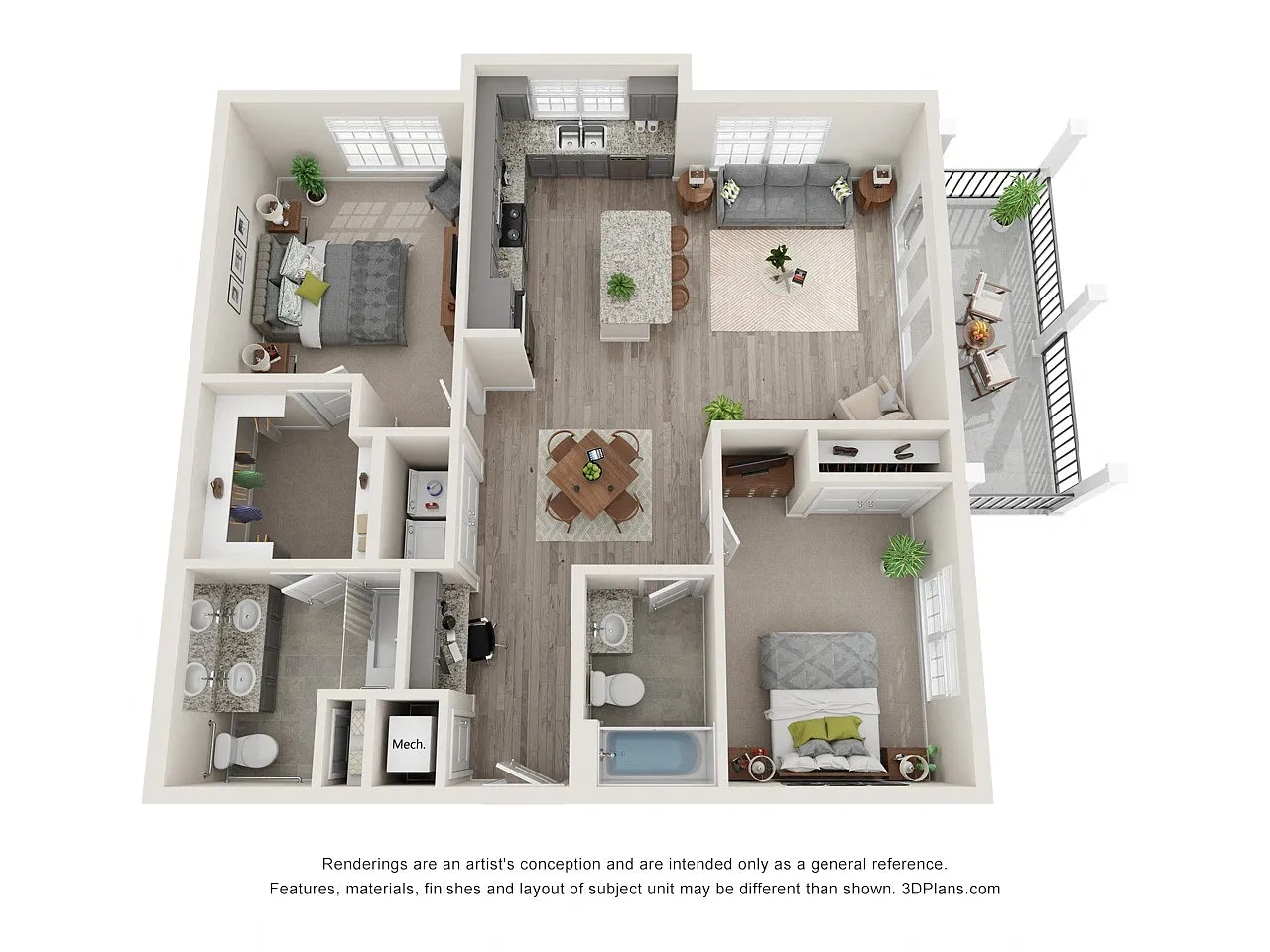 Barclay Place Apartments – Floor plan