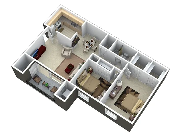 Wynnewood Park Apartments – Floor plan