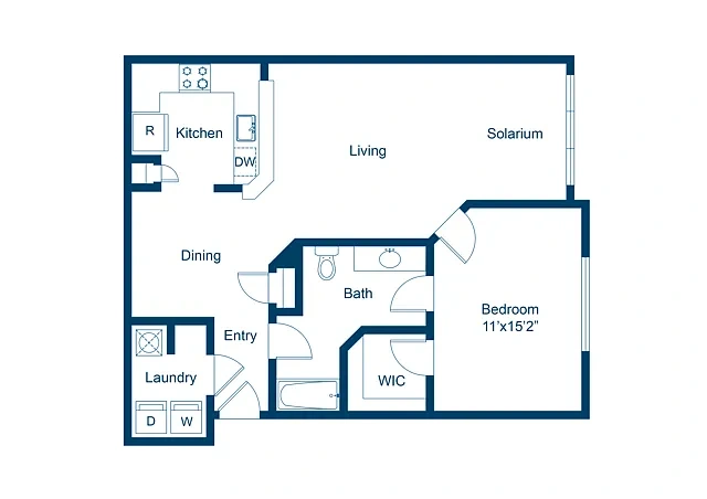 The Enclave at Tranquility Lake Apartments – Floor plan