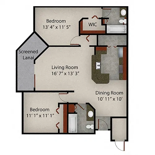 The Landings at Boot Ranch West – Floor plan