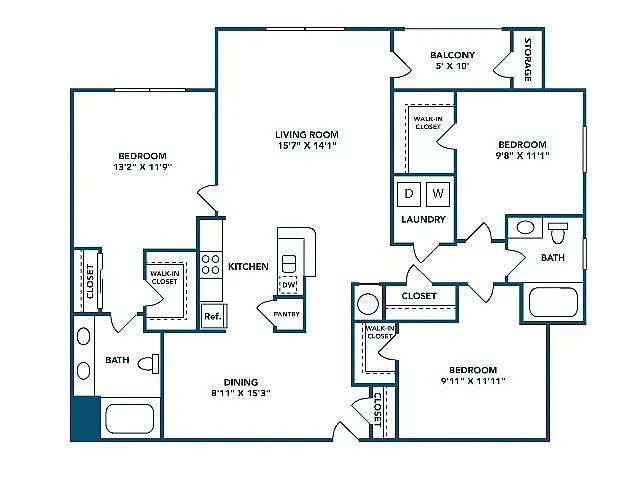 Stoneridge Farms Apartments – Floor plan