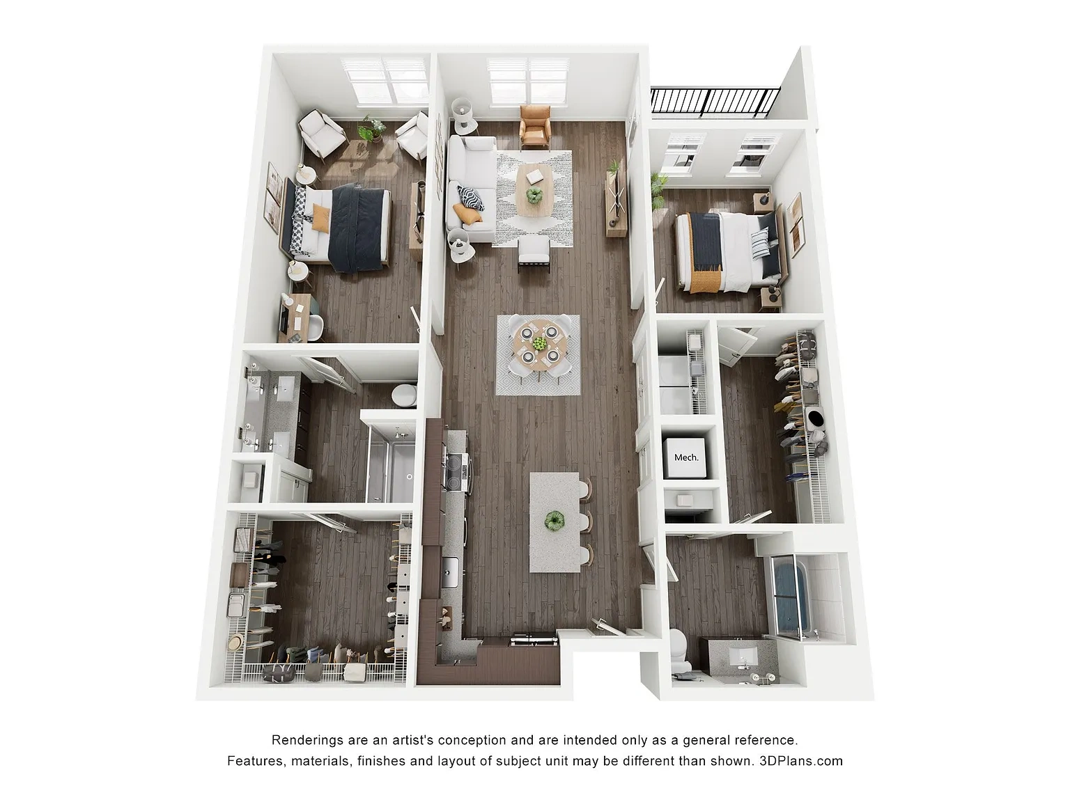Lofts Downtown Nexton – Floor plan