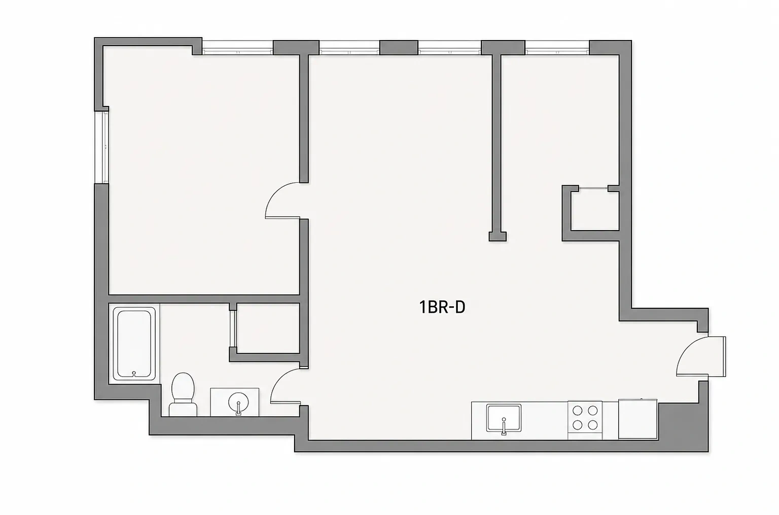 4th + Palm – Floor plan