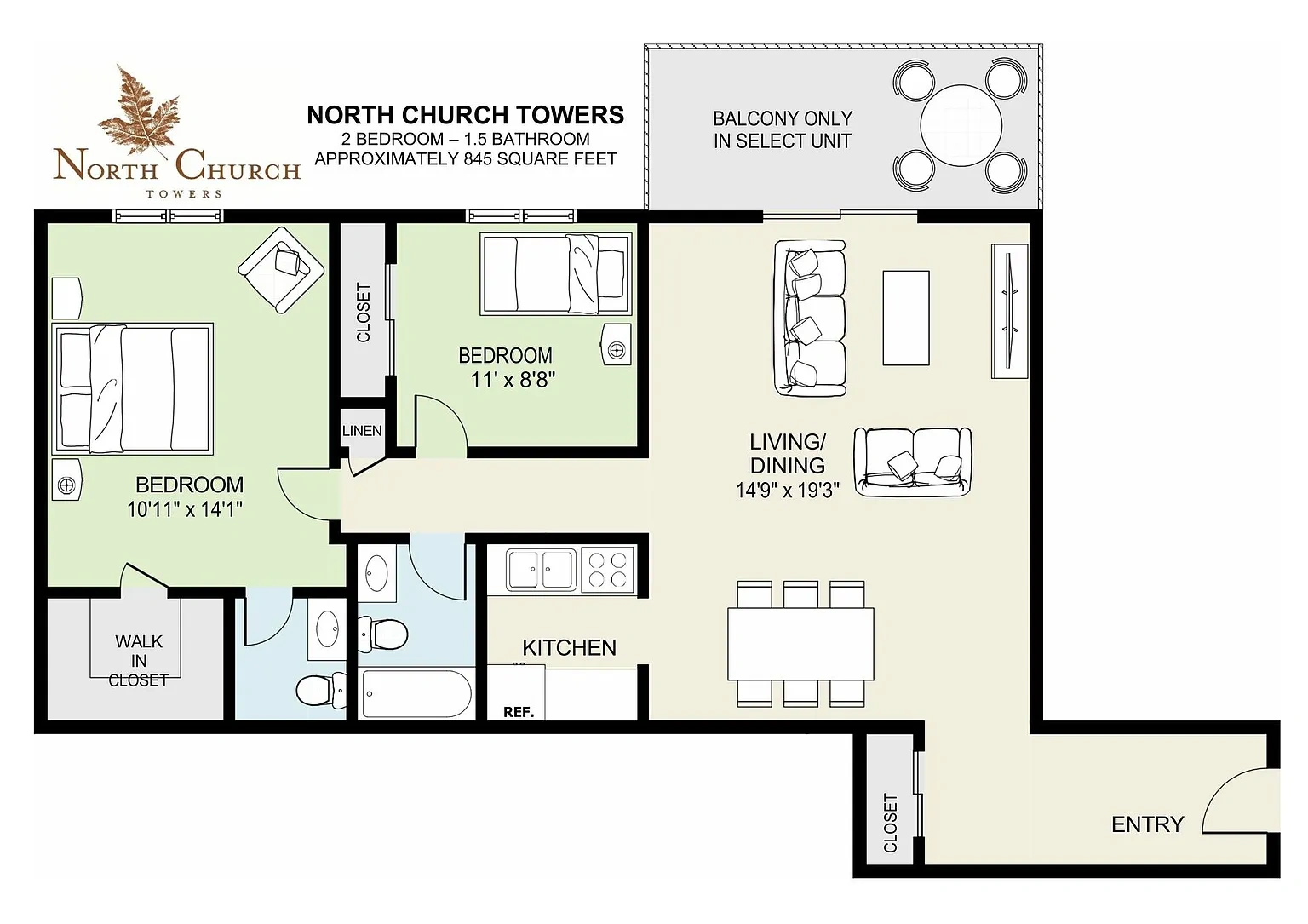 North Church Towers Apartments – Apartment