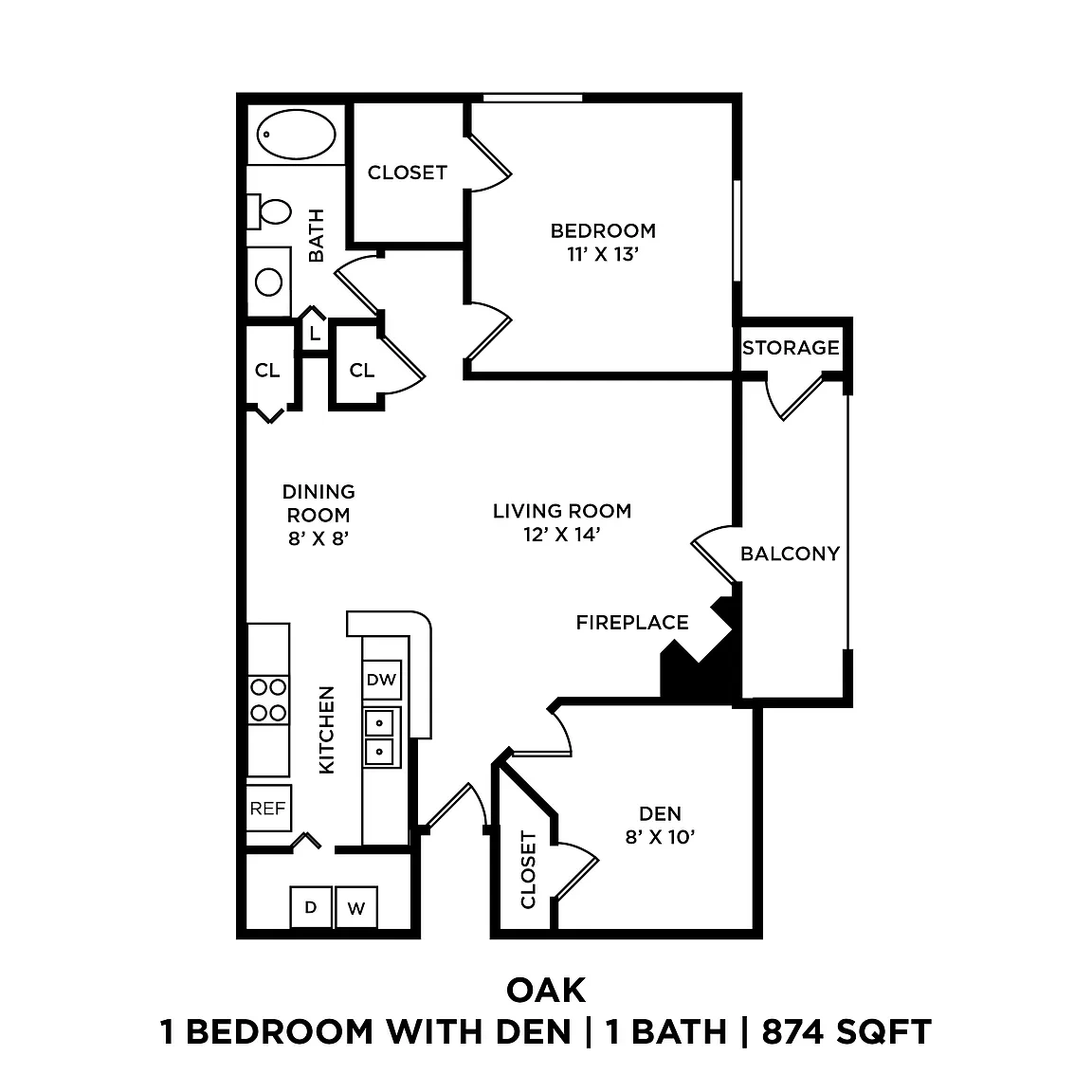 Park Laureate Apartment Homes – Floor plan