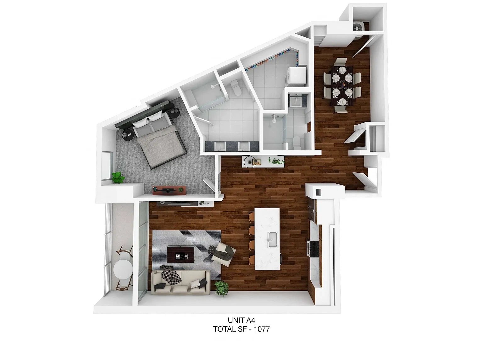 The Huntley Luxury Apartments – Floor plan