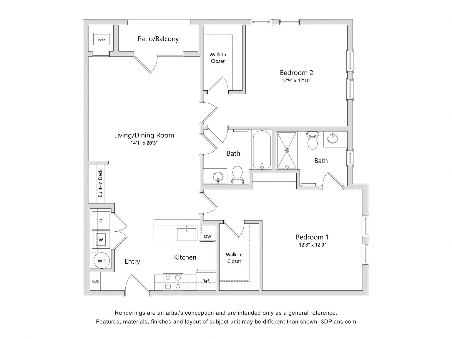 Comet Scotts Hill – Floor plan