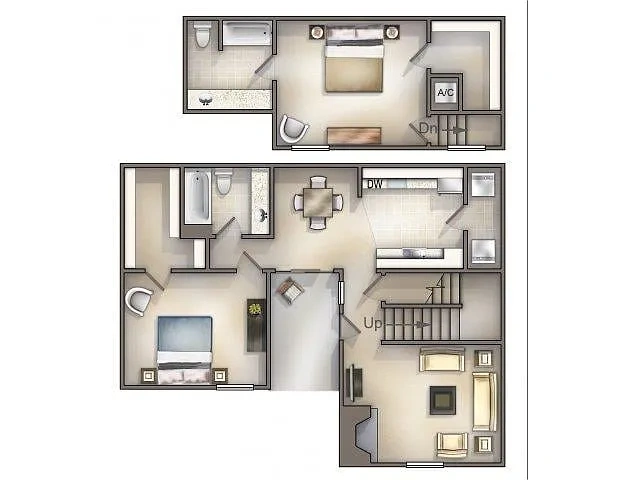 Aventine at Forest Lakes Apartment Homes – Floor plan