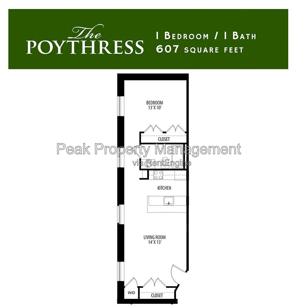 Poythress Apartments – Floor plan