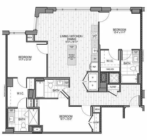 Rosslyn Towers – Floor plan