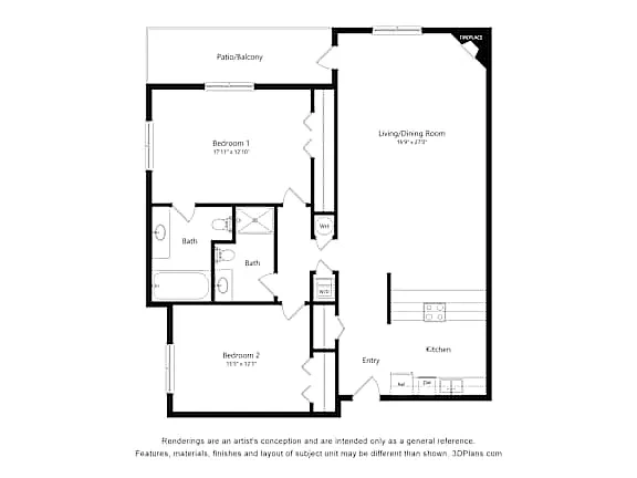 The Joliet at Lowry – Floor plan