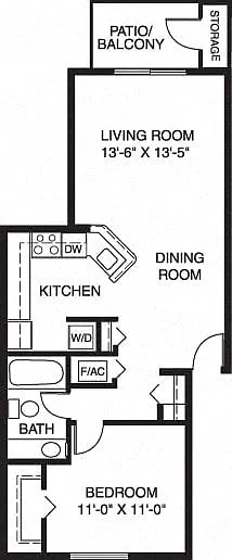 South Bridge Apartments – Floor plan