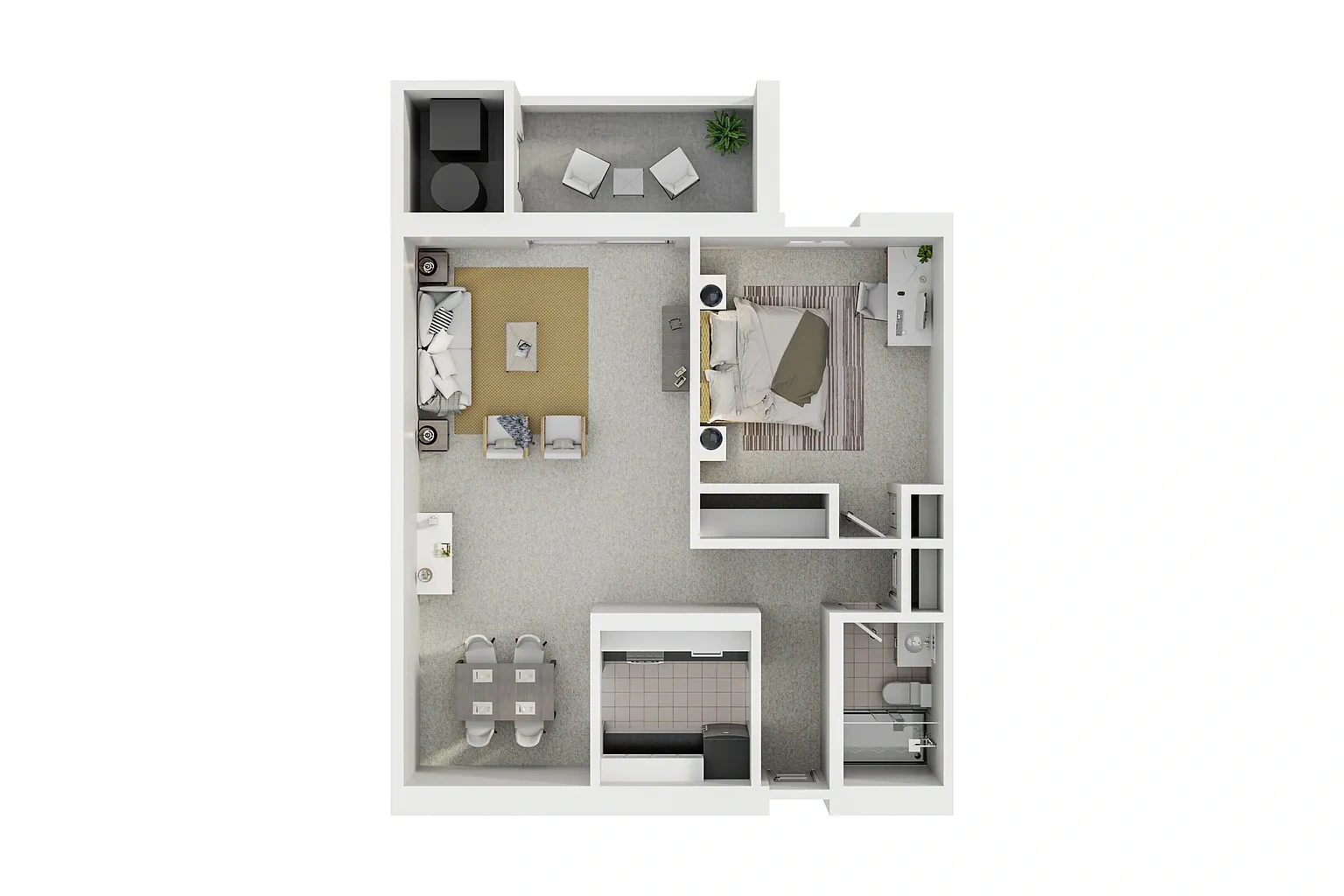 Carriage Park Apartments – Floor plan