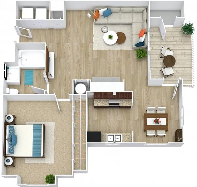 The Falls and Woods of Hoover Apartments – Floor plan