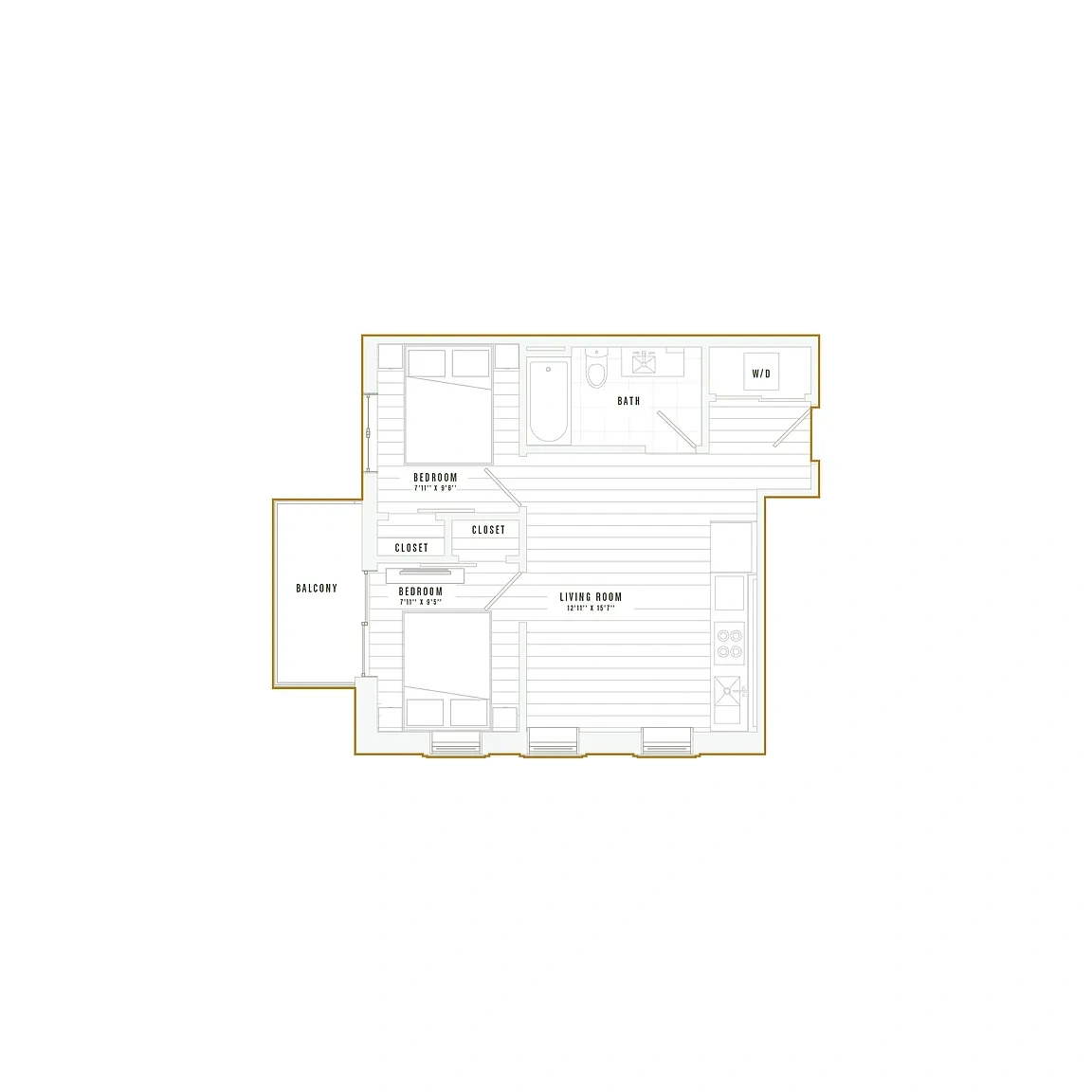 The Clifton – Floor plan