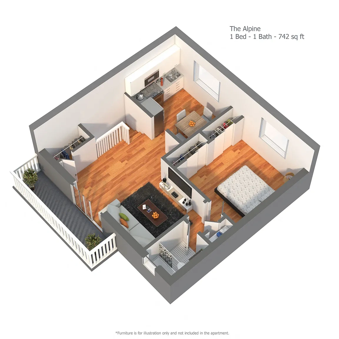 Troy Hills Village – Floor plan
