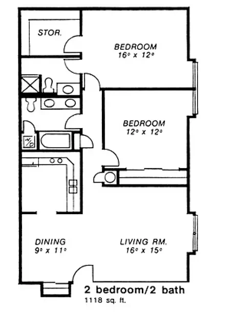 Alt StoneBridge Apartments – Two Bed Two Bath