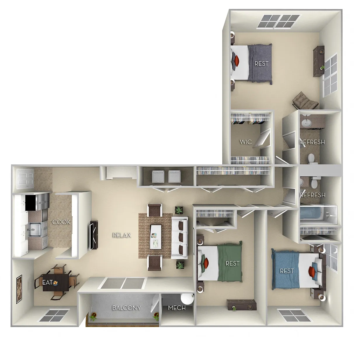Fairfax Square – Floor plan