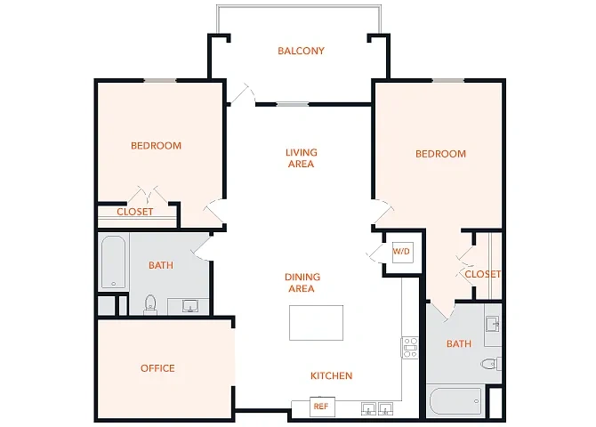 The Venue at Orange – Floor plan