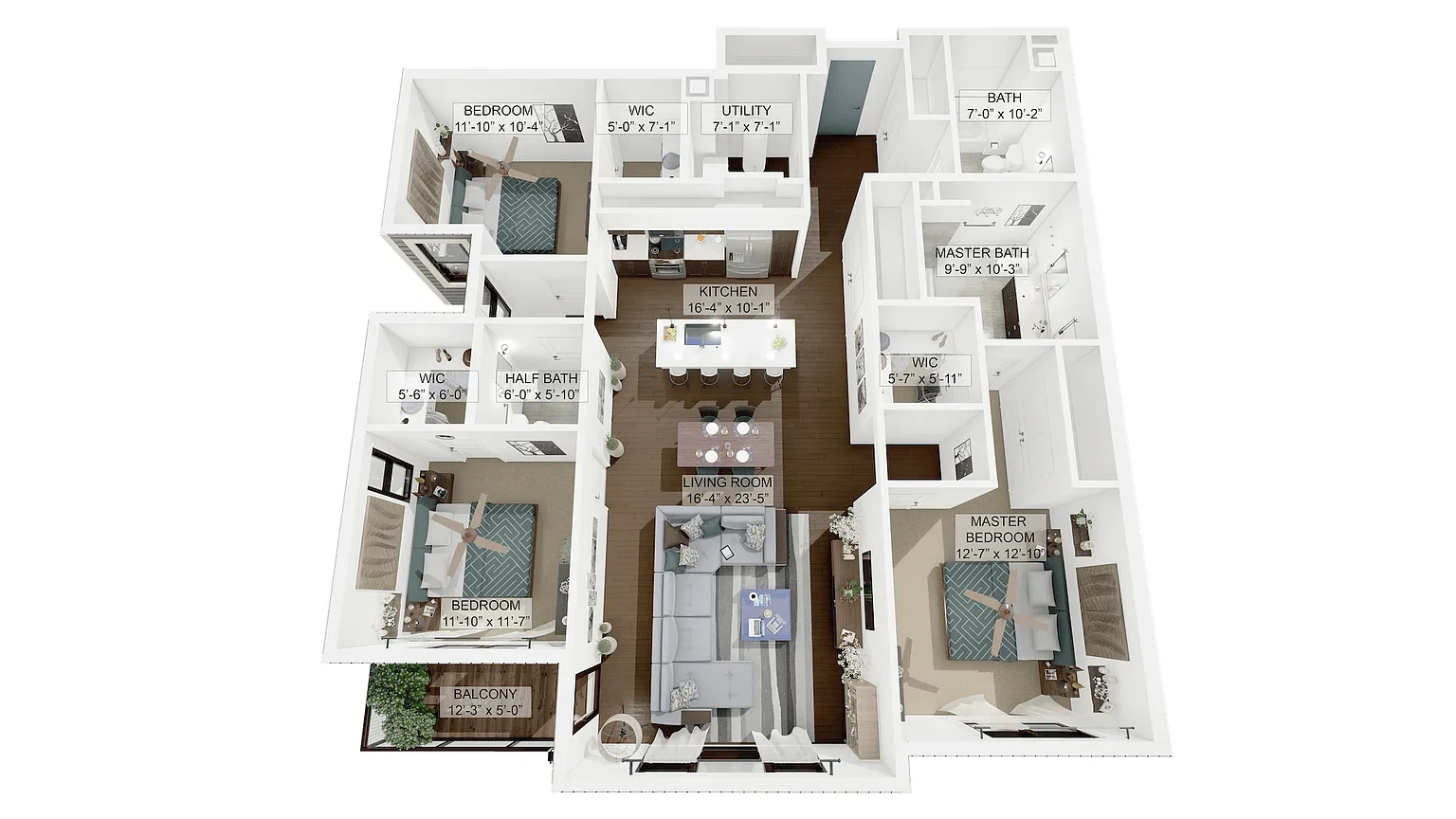 La Collina Living in Little Italy Cleveland – 3 Bedroom 2.5 Bathroom