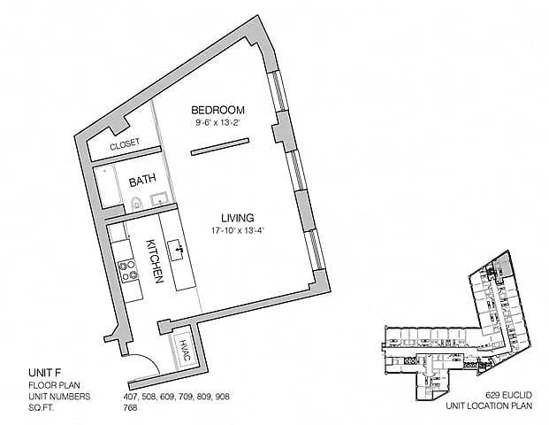 Lofts at 629 Euclid – L1-768