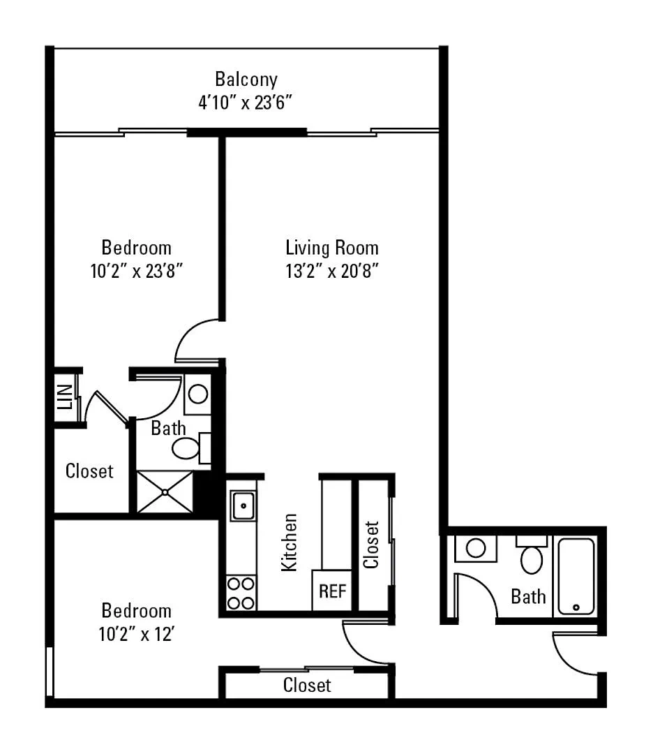 Park Towers Apartments – Floor plan