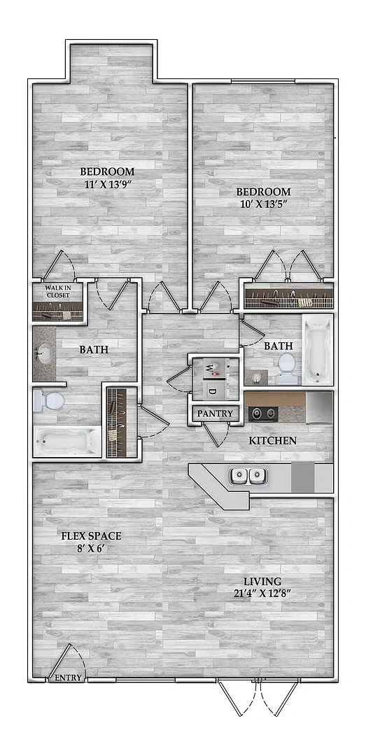 Serena Village 1 Apartments – Floor plan