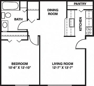 Wood Creek Apartments – Floor plan