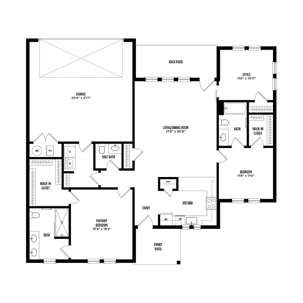 Burr Oak – Floor plan