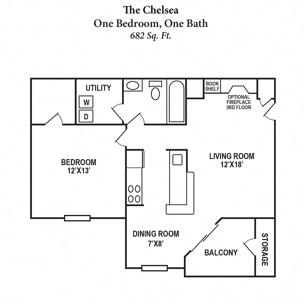 Woodhills Apartments – Floor plan