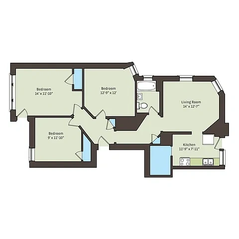 5339-5345 S. Woodlawn Avenue – Floor plan