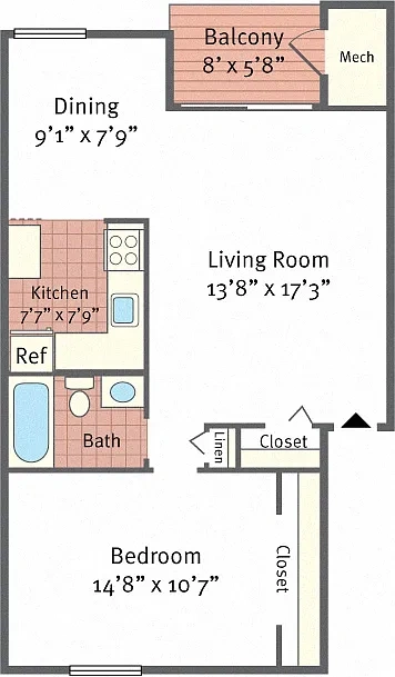 York Apartments – Floor plan