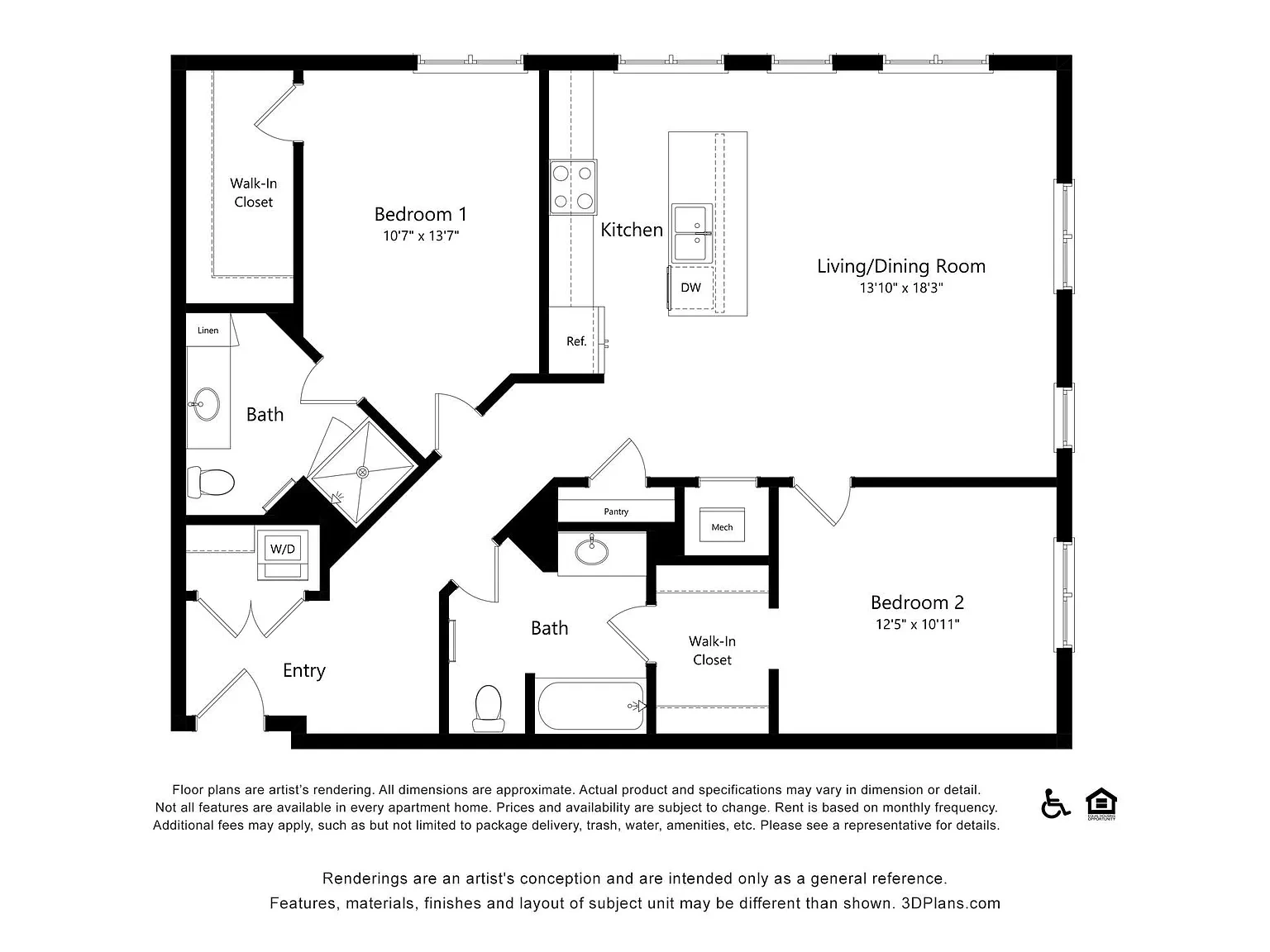 Karrick Apartments – Floor plan