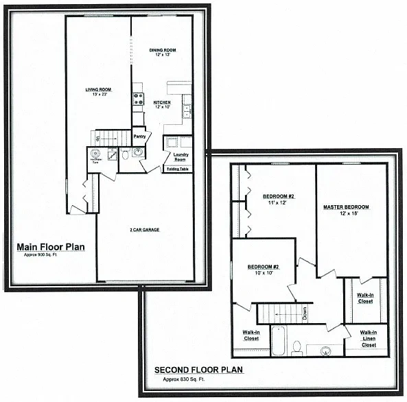 Freeland Rental Homes - Freeland/Bay City, MI – Floor plan