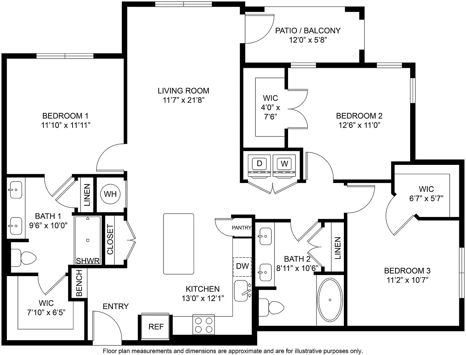 Ascend Morganton Park – Floor plan
